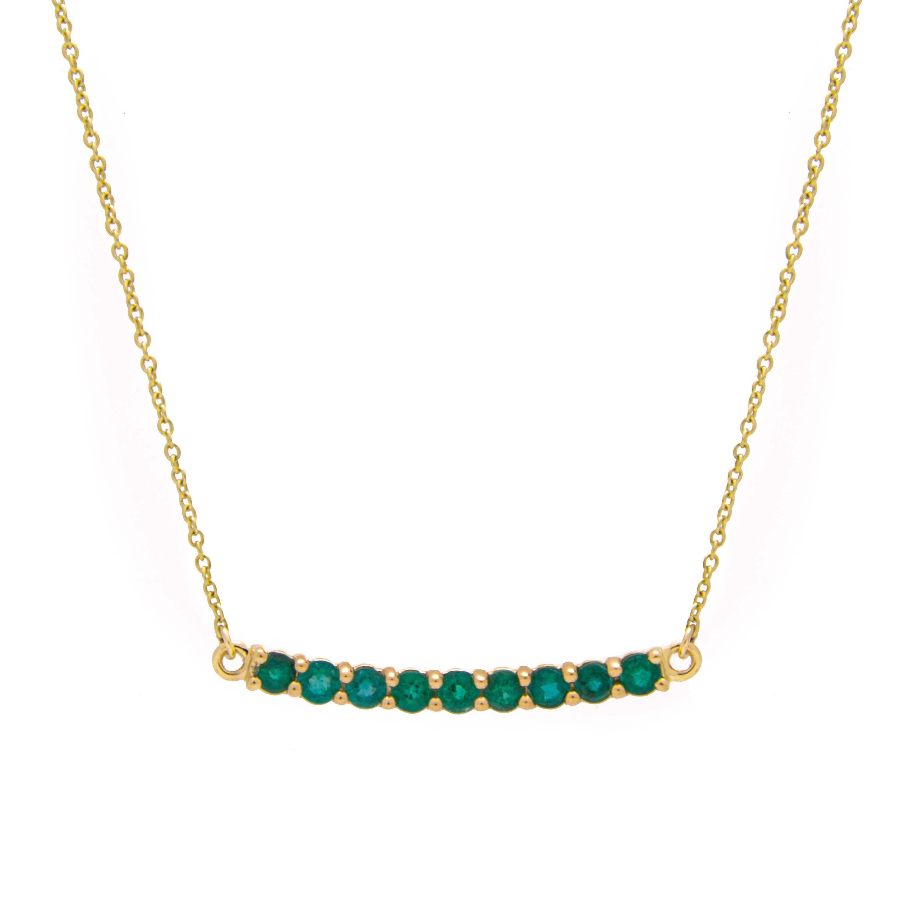 Emerald Bar Double Chain main image 1
