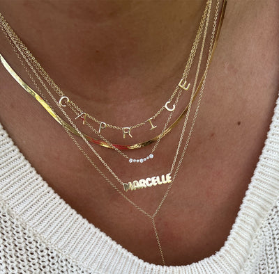 Spaced Name Necklace