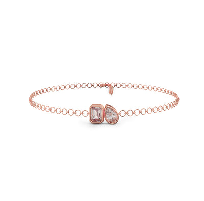 Diamond Duo Link Bracelet