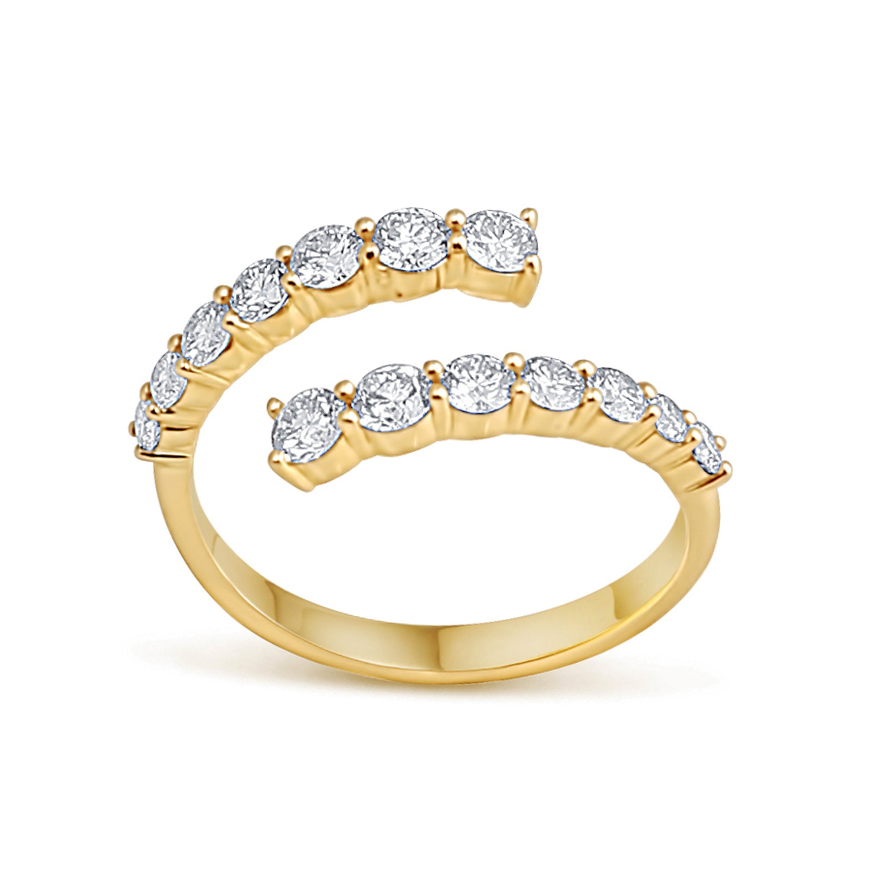 Diamond Swirl Ring – Tesoro Fine Jewelry