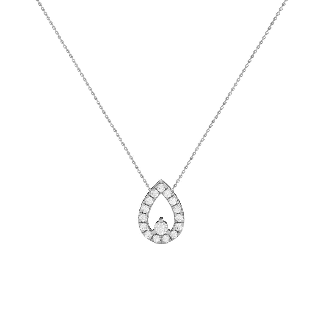 Diamond Teardrop Necklace