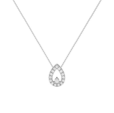 Diamond Teardrop Necklace