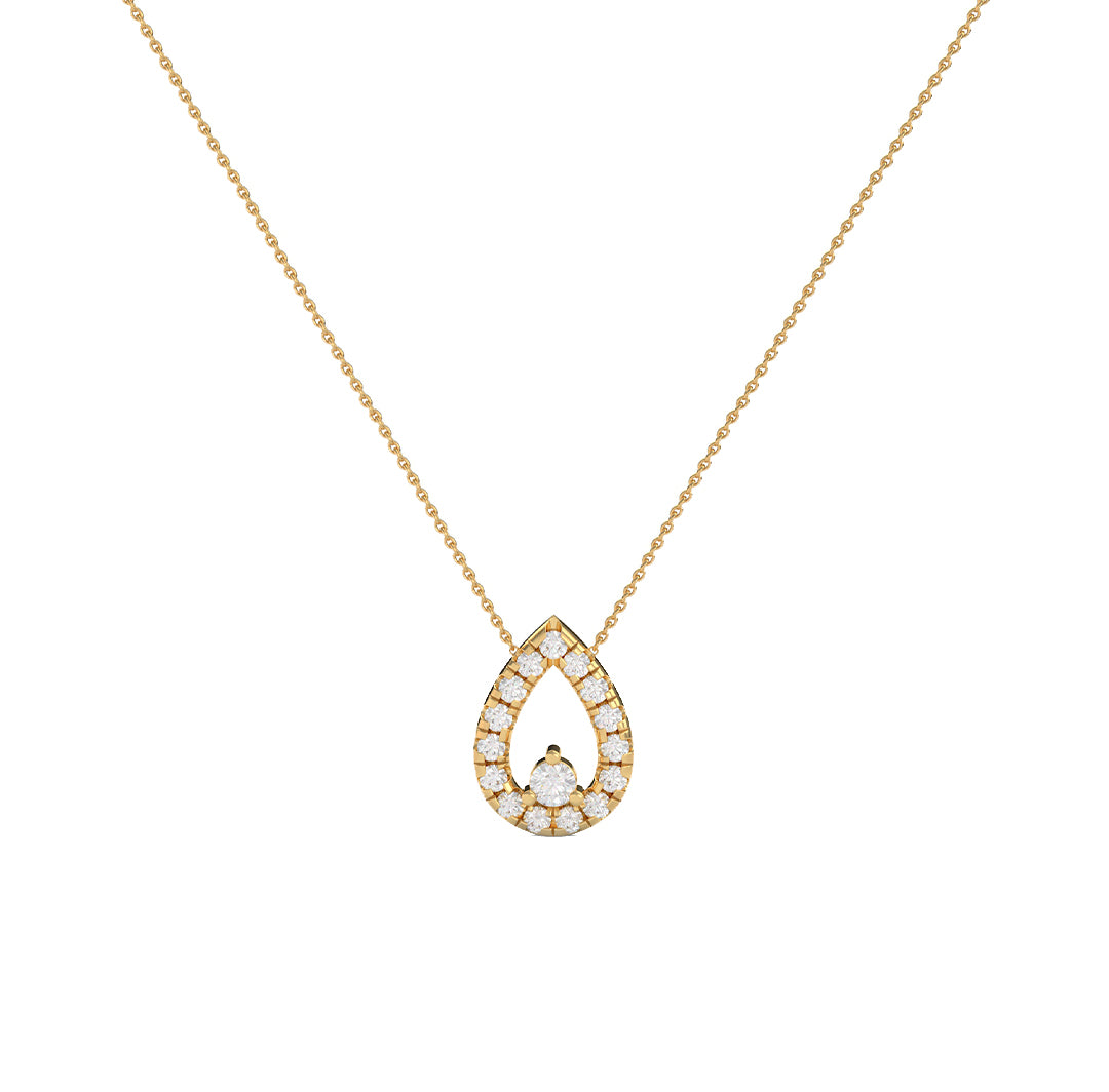 Diamond Teardrop Necklace