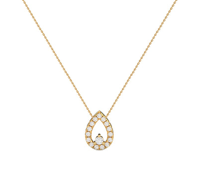Diamond Teardrop Necklace