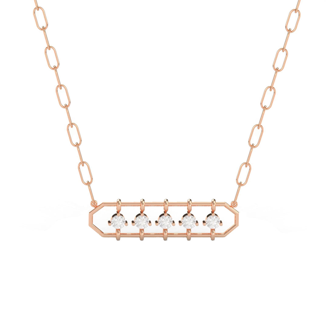 Diamond Slider Necklace