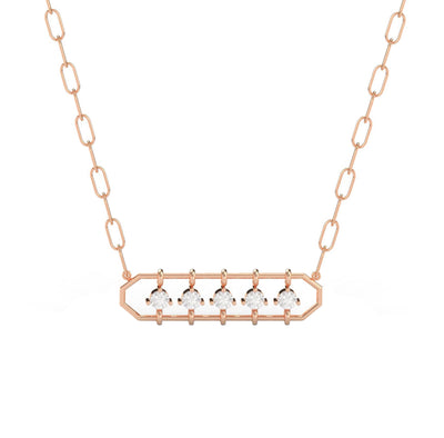 Diamond Slider Necklace