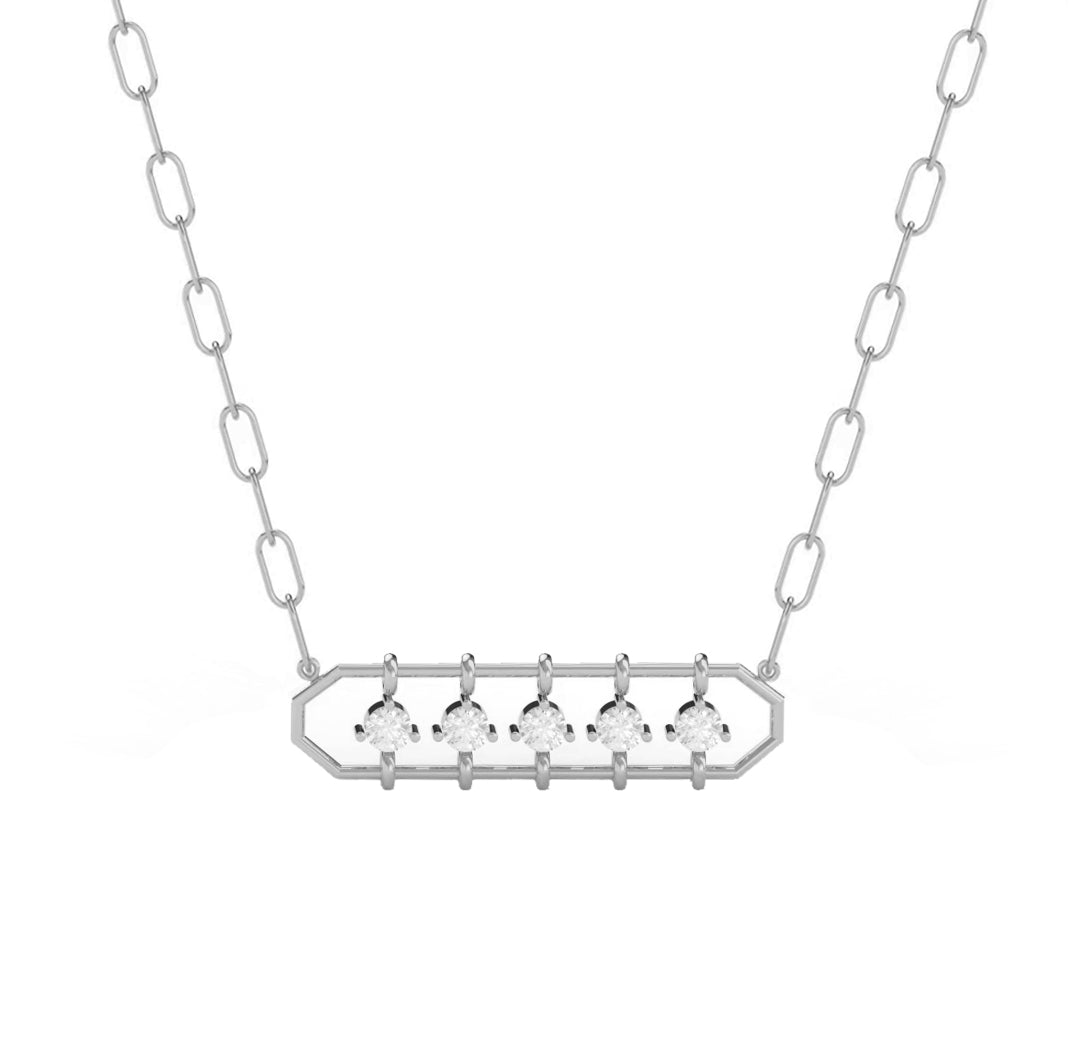 Diamond Slider Necklace