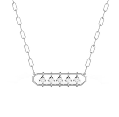 Diamond Slider Necklace