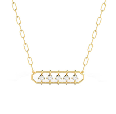 Diamond Slider Necklace