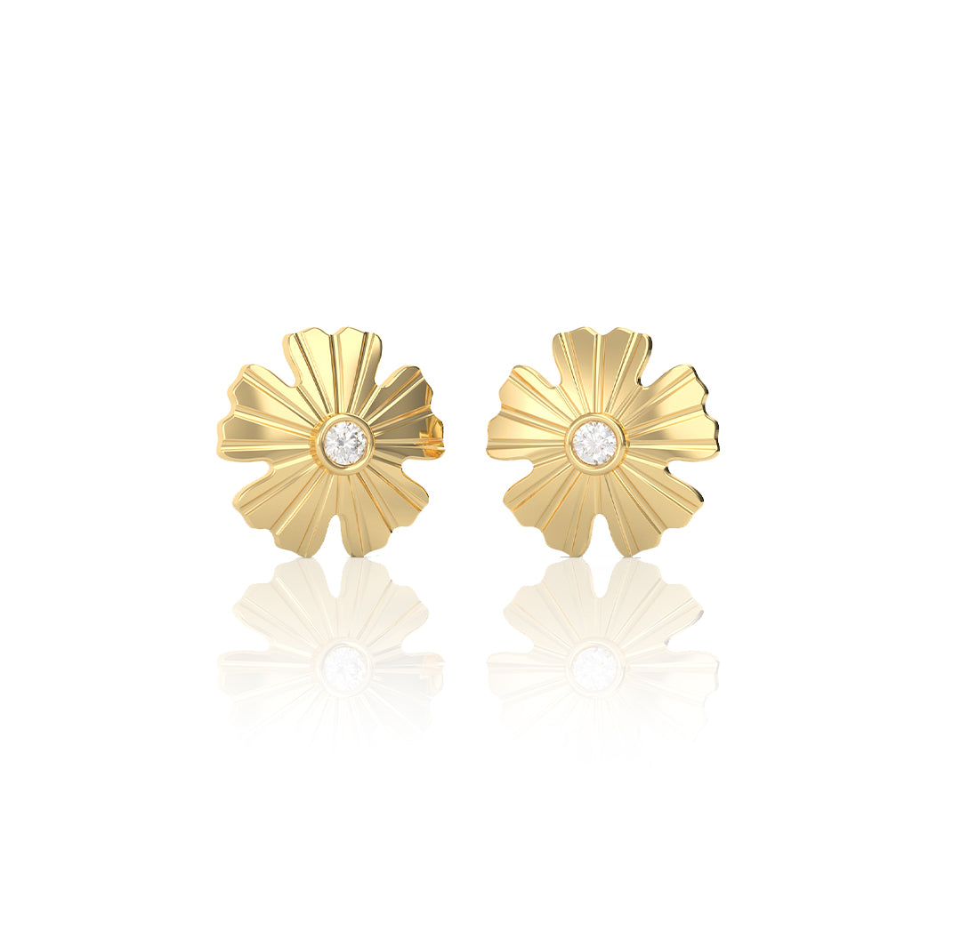 Golden Bloom Earrings