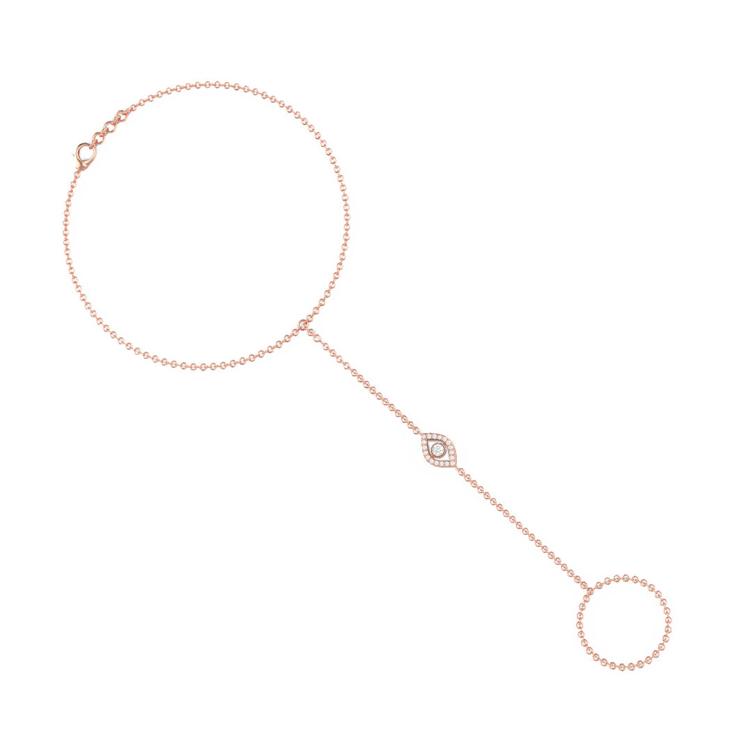 Petite Evil Eye Hand Chain