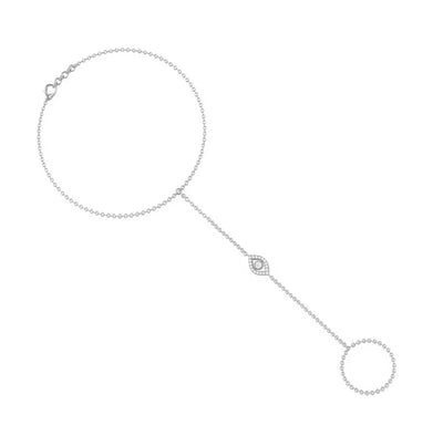 Petite Evil Eye Hand Chain