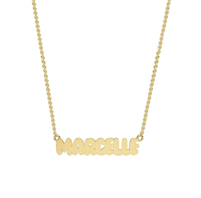Simple Gold Name Necklace