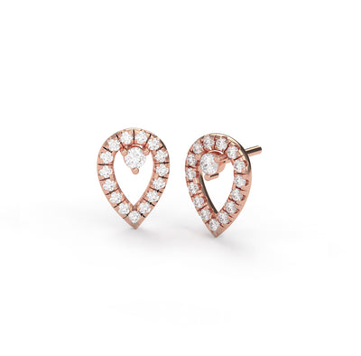 Diamond Teardrop Earrings