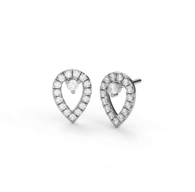 Diamond Teardrop Earrings