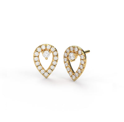 Diamond Teardrop Earrings