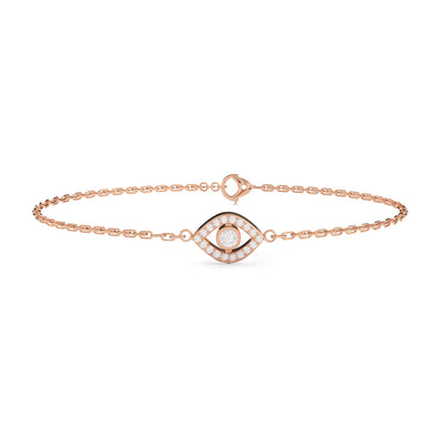 Petite Diamond Evil Eye Bracelet