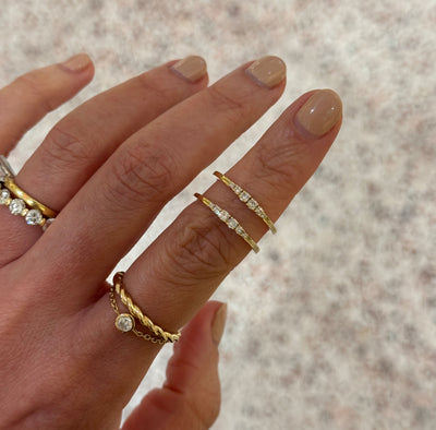 Petite Diamond Ring