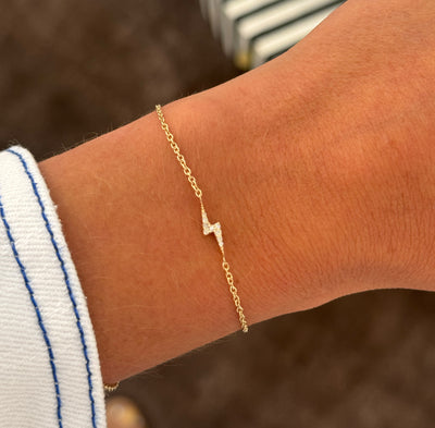 Petite Lightning Bolt Bracelet