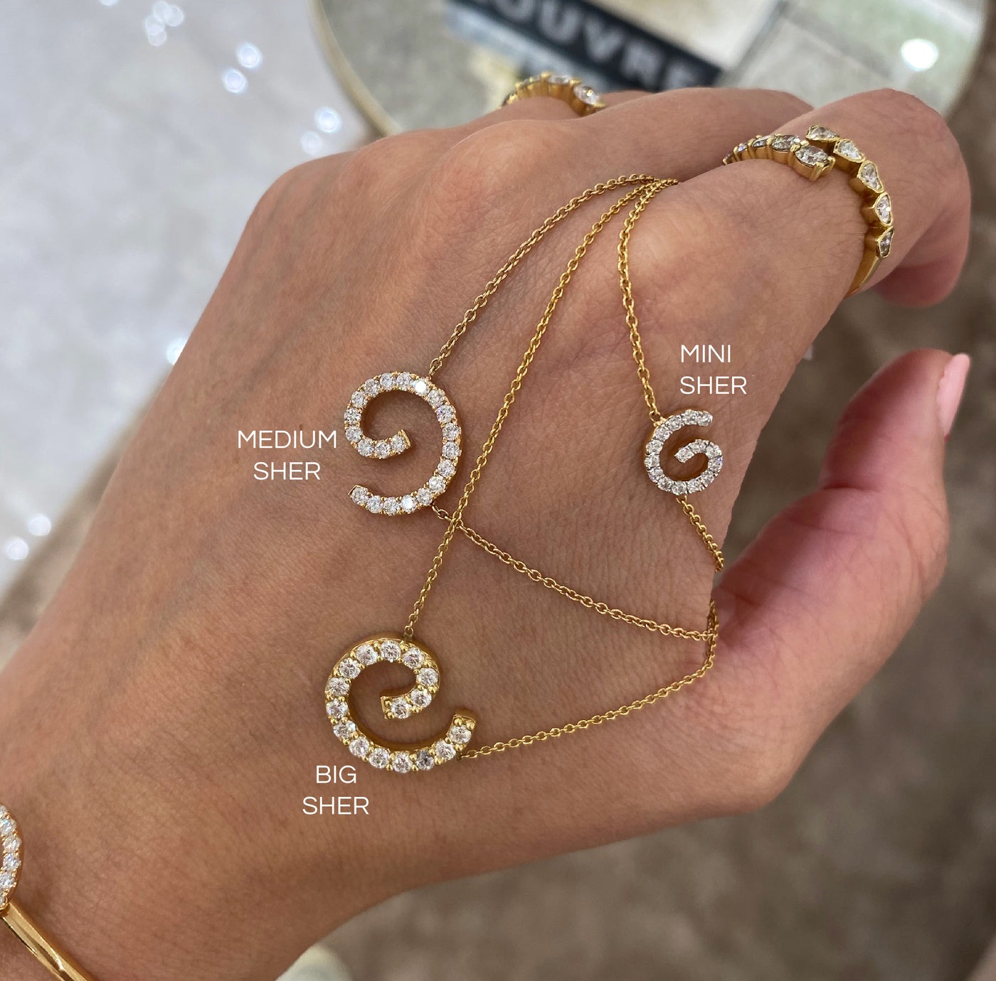 Medium SHER Spiral Necklace