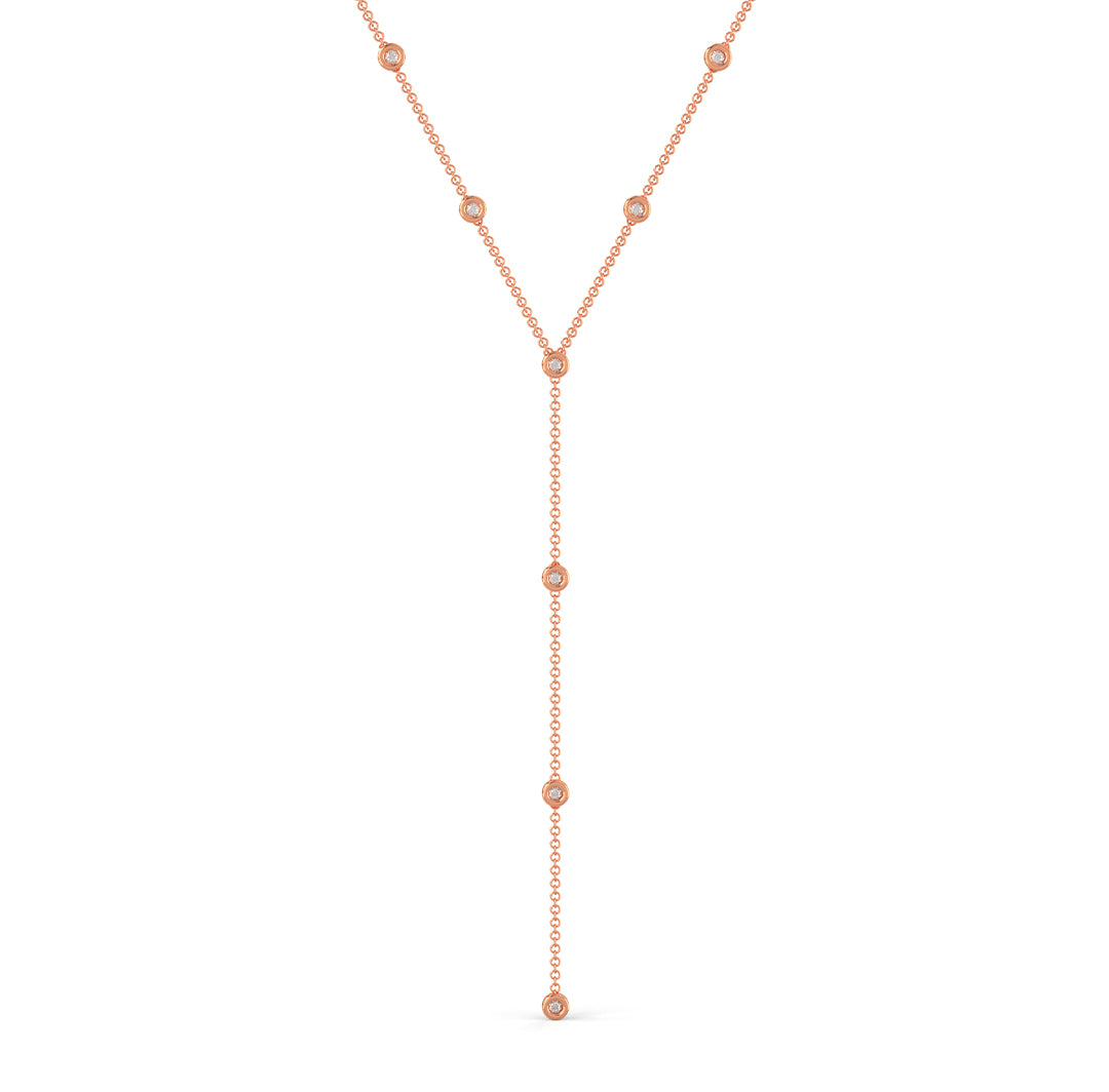 Multi-Bezel Diamond Lariat