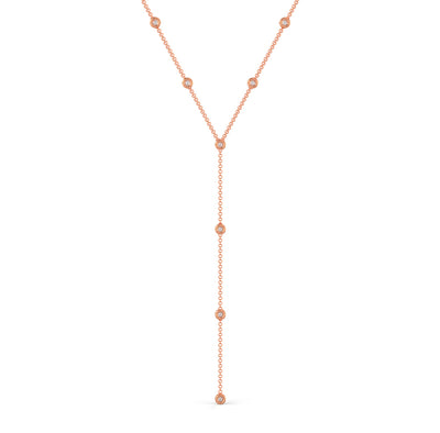 Multi-Bezel Diamond Lariat