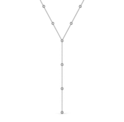 Multi-Bezel Diamond Lariat