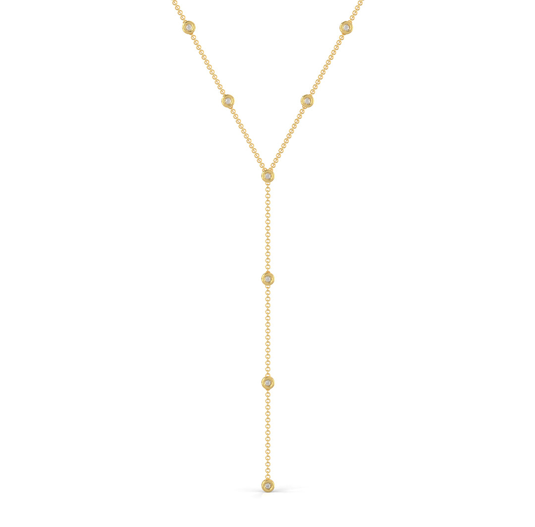 Multi-Bezel Diamond Lariat