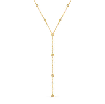 Multi-Bezel Diamond Lariat