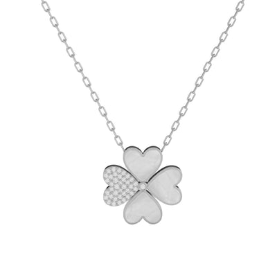 Mother of Pearl Lucky Heart Necklace