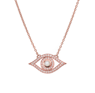Diamond Evil Eye Necklace TT