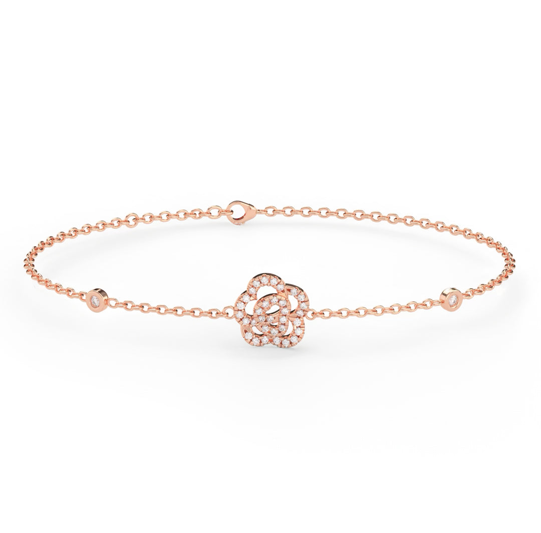 Rose Cutout Bracelet