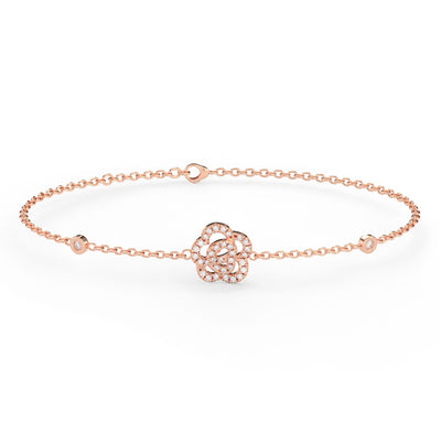 Rose Cutout Bracelet