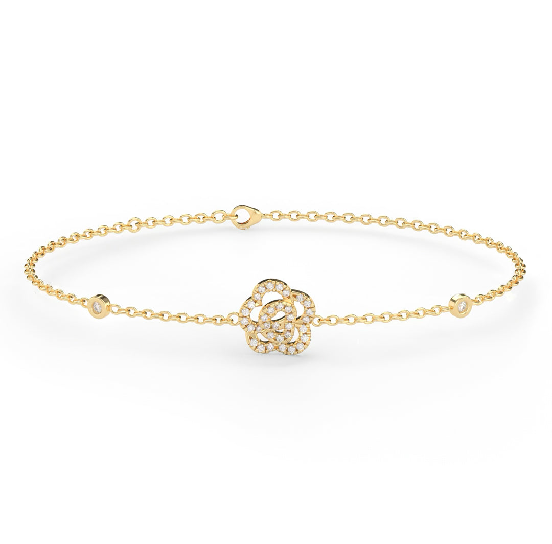 Rose Cutout Bracelet