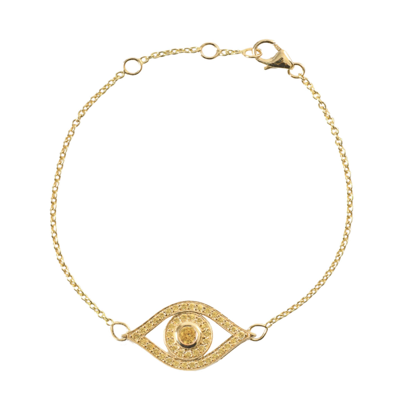 Gemstone Evil Eye Bracelet TT