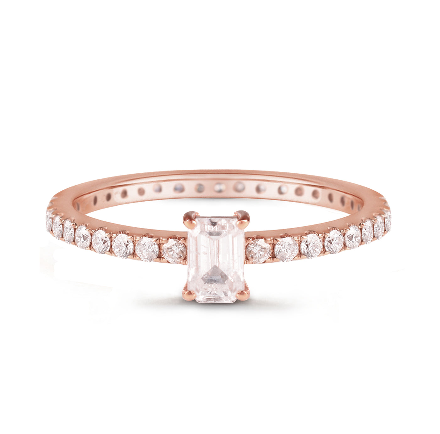 Solitaire Eternity Ring
