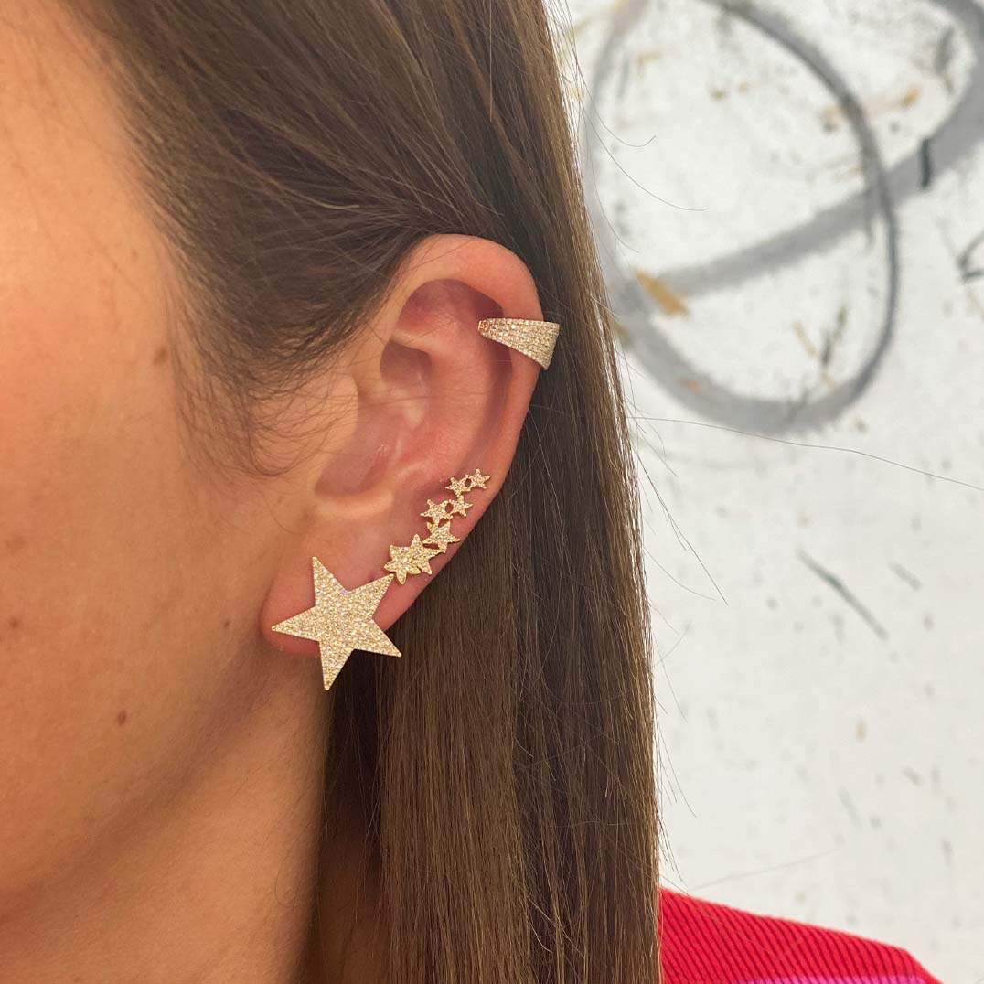 Large Star Earrings