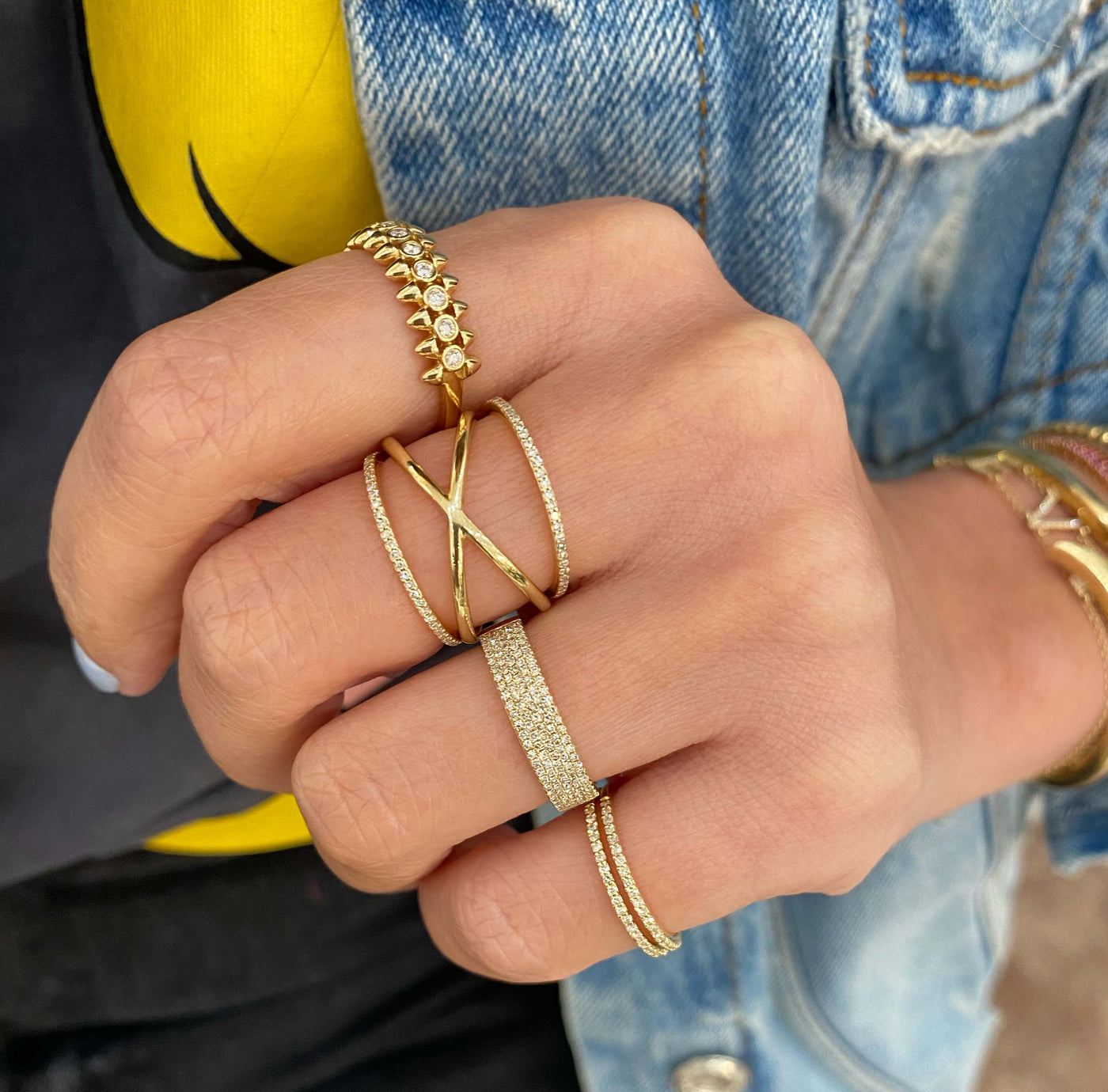 Diamond Spike Ring – Tesoro Fine Jewelry
