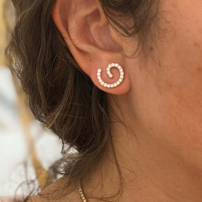 Medium SHER Spiral Earrings