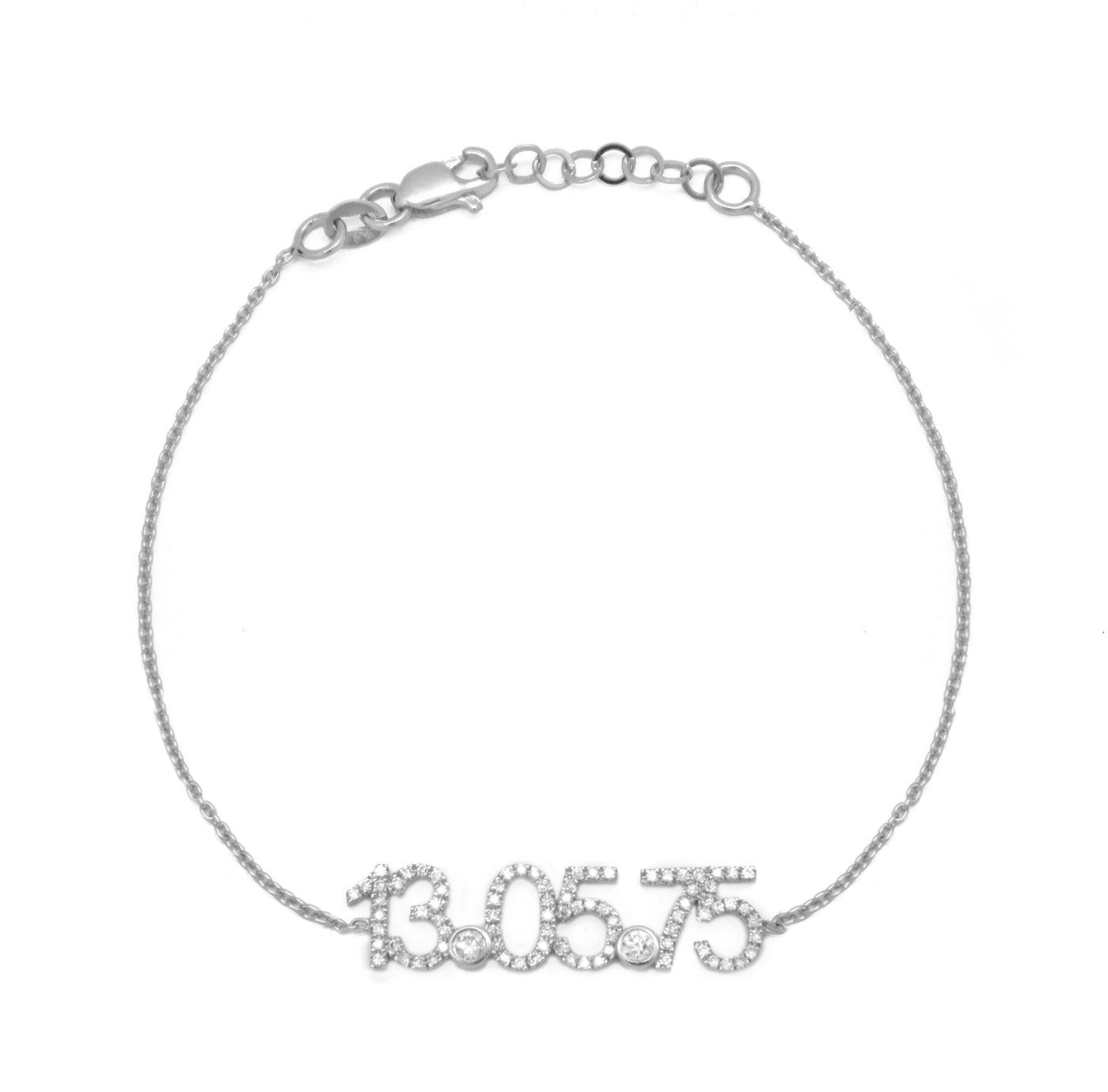Diamond Date Bracelet