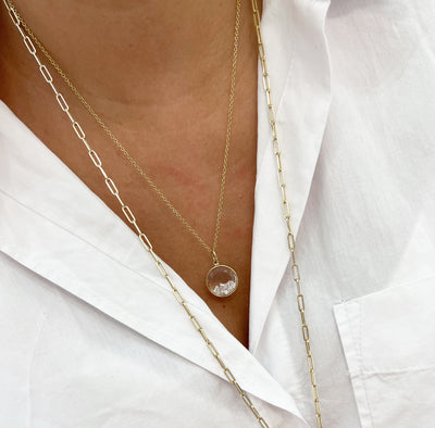 Round Diamond Chacha Necklace