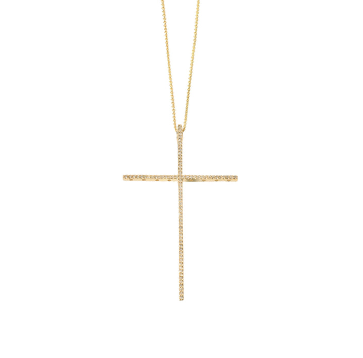 Long Skinny Cross – Tesoro Fine Jewelry