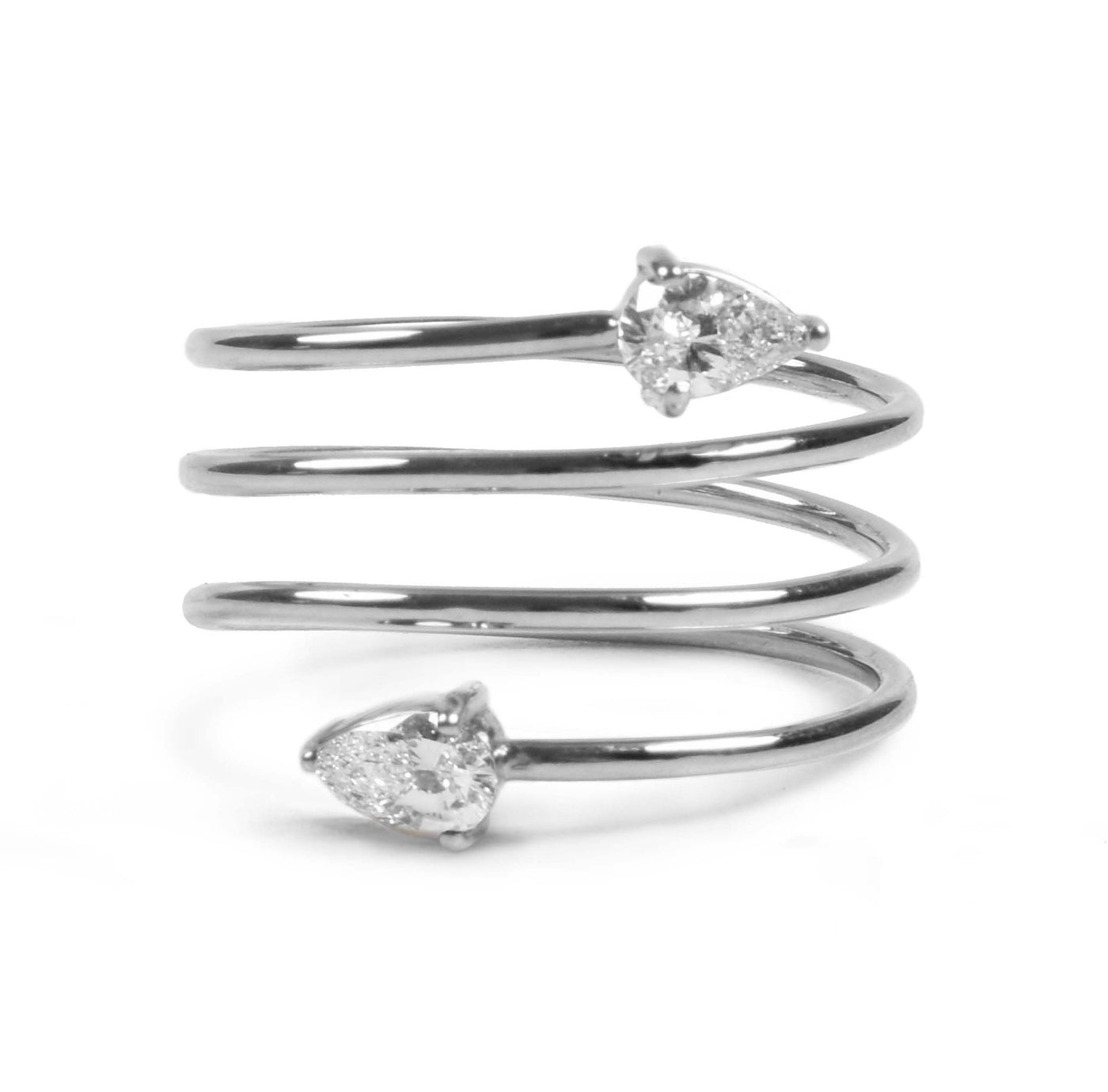 Diamond Peary Ring