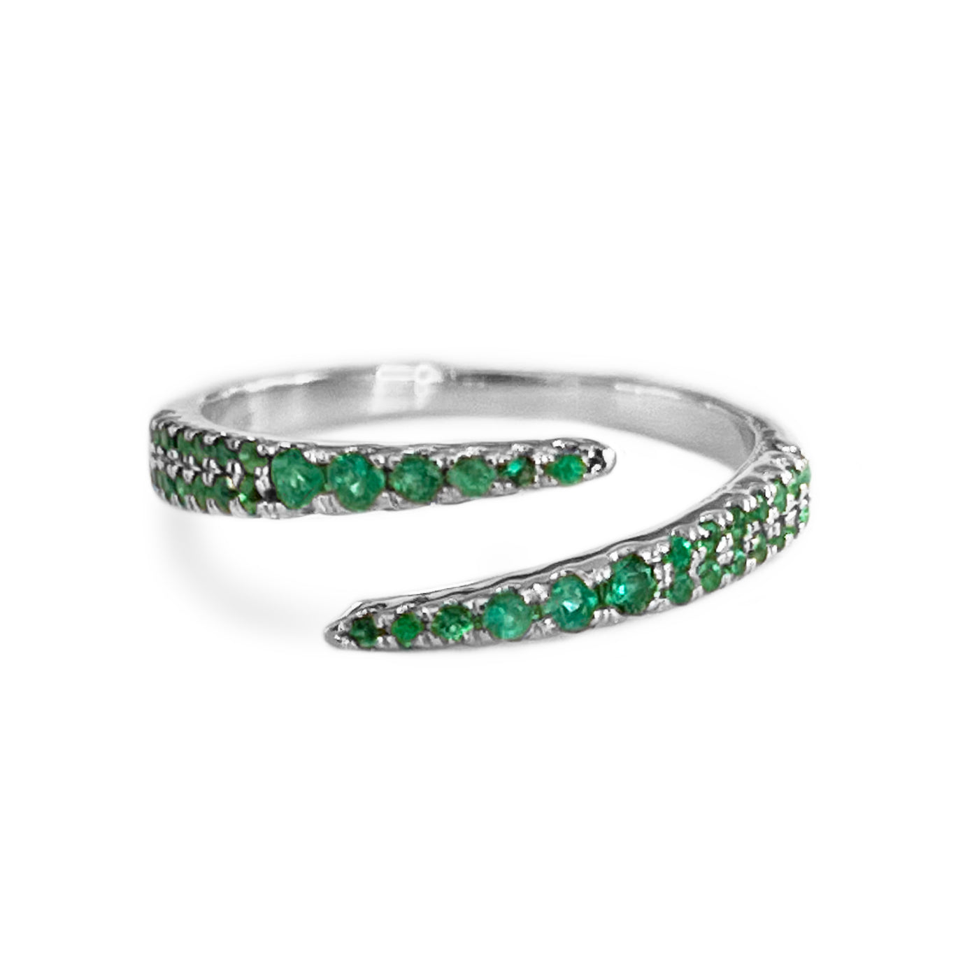 Emerald Wrap Around Ring