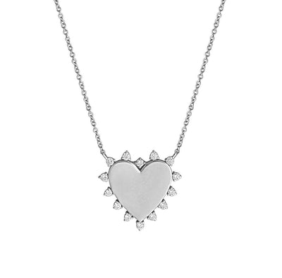 Spike Heart Necklace