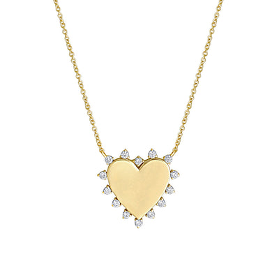 Spike Heart Necklace